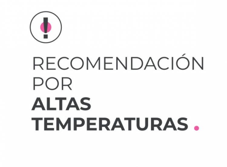 Recomendaciones de la Municipalidad para cuidarse de las altas temperaturas