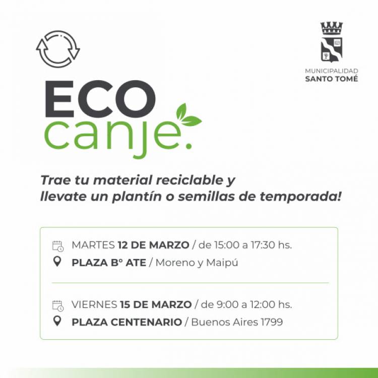 El EcoCanje continúa recorriendo los barrios de la ciudad