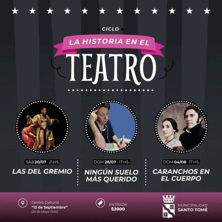 Comienza el ciclo “La Historia en el Teatro”