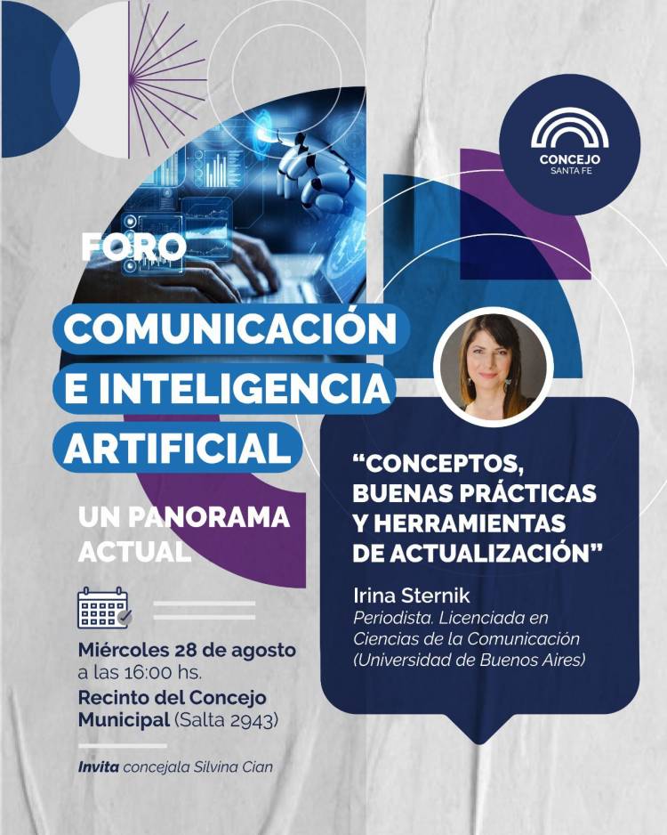 El Concejo brinda una capacitación en comunicación e inteligencia artificial