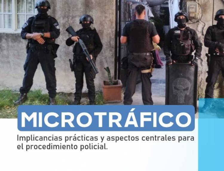 Capacitación sobre microtráfico