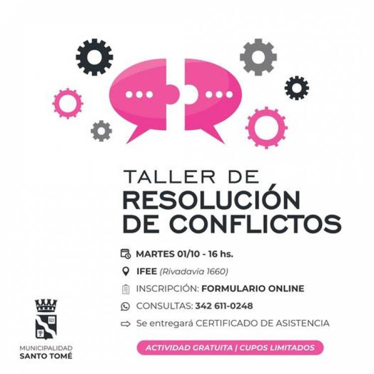 La Oficina Municipal de Atención Ciudadana dictará un Taller de Resolución de Conflictos