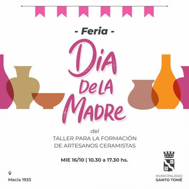 Feria del Día de la Madre del Taller para la Formación de Artesanos Ceramistas