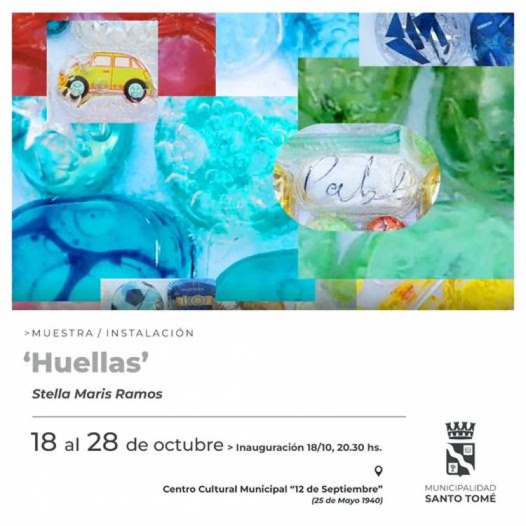 Se inaugura la muestra de arte “Huellas” de Stella Maris Ramos