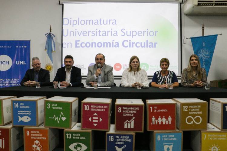 Se presentó la Diplomatura Universitaria Superior en Economía Circular 